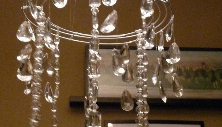 Favorite Fake Crystal Chandelier Small Tutorial Faux Wonderful Cheap Full Inside Faux Crystal Chandelier Wedding Bead Strands (View 7 of 10)