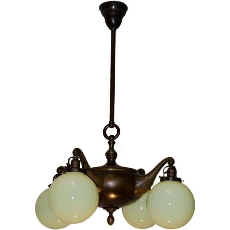 Four Arm Edwardian Chandelier At 1stdibs Within Preferred Edwardian Chandelier (View 4 of 10)