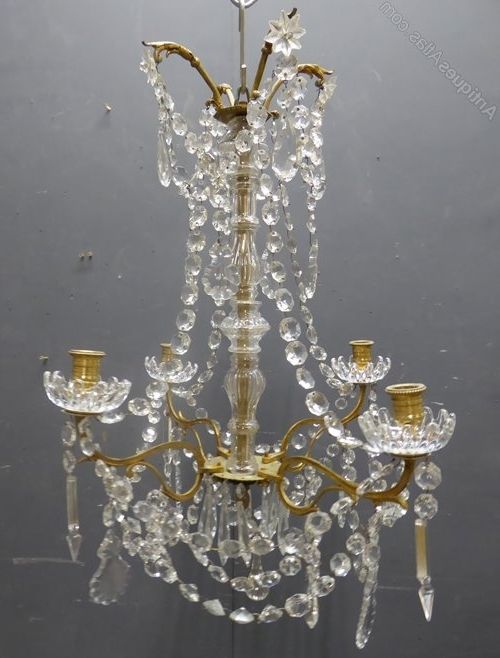 French Chandelier Pertaining To Current Antiques Atlas – Antique French Chandelier (View 4 of 10)