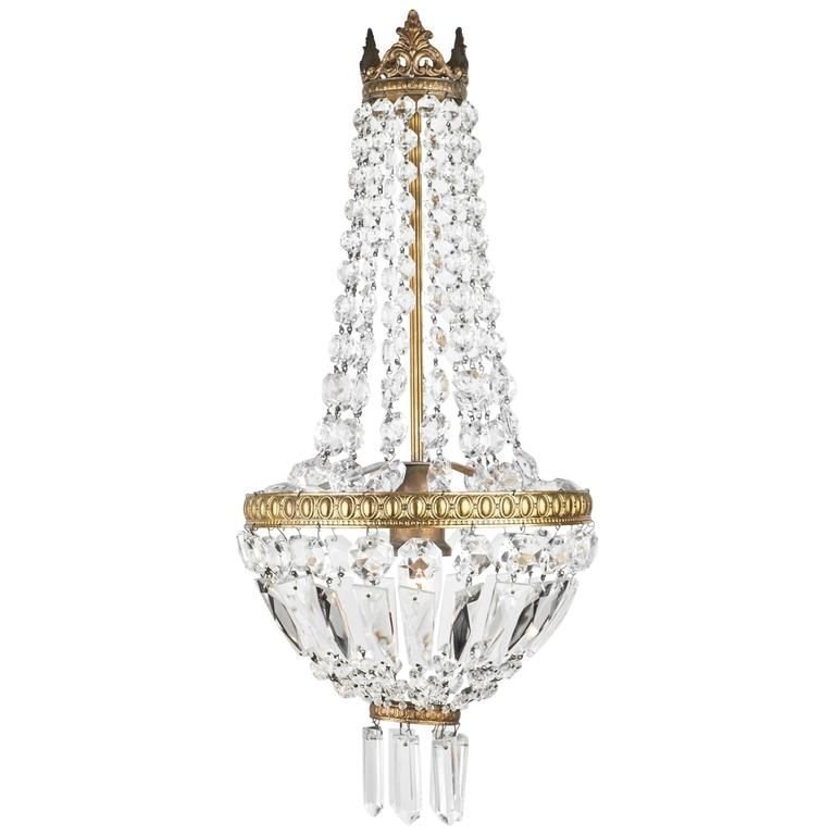 French Style Chandeliers Within Well Liked 1910 French Empire Style Crystal Chandelier For Sale At 1stdibs (View 10 of 10)