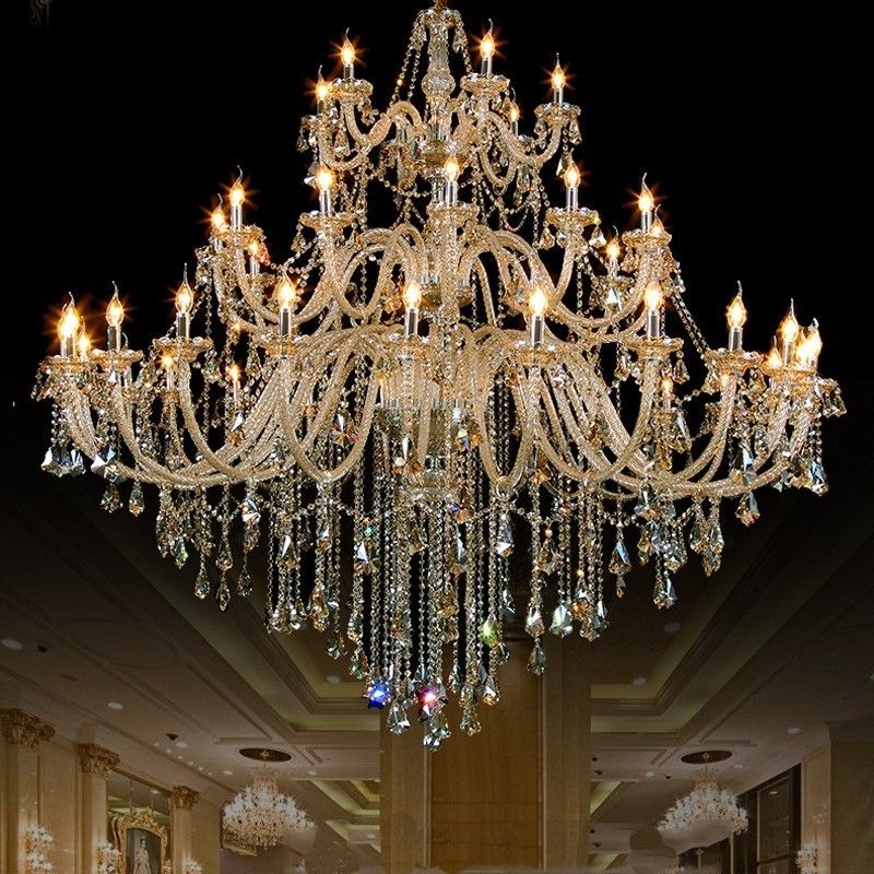 Georgian Chandelier Throughout Well Liked New Design Georgian Style Big Crystal Chandelier Lighting With (Photo 4 of 10)