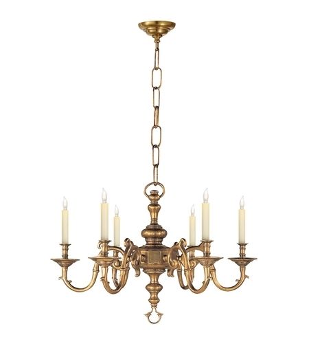 Georgian Chandelier Within Widely Used Visual Comfort Chc1131ab E. F. Chapman Georgian 6 Light 28 Inch (Photo 6 of 10)