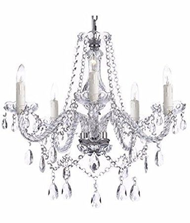 Glass Chandelier Pertaining To Most Current Saint Mossi Modern Contemporary Elegant K9 Crystal Glass Chandelier (Photo 9 of 10)