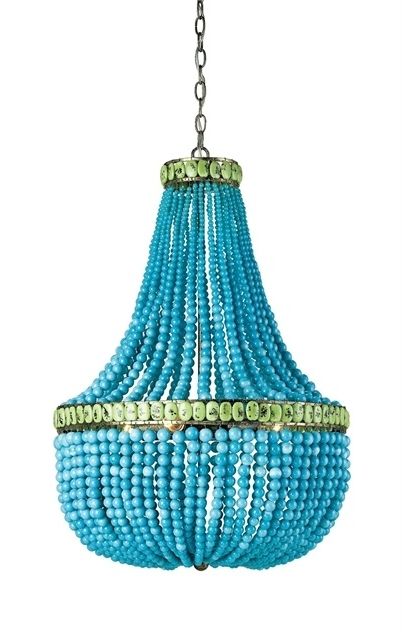 Featured Photo of 10 Best Turquoise Chandelier Lights