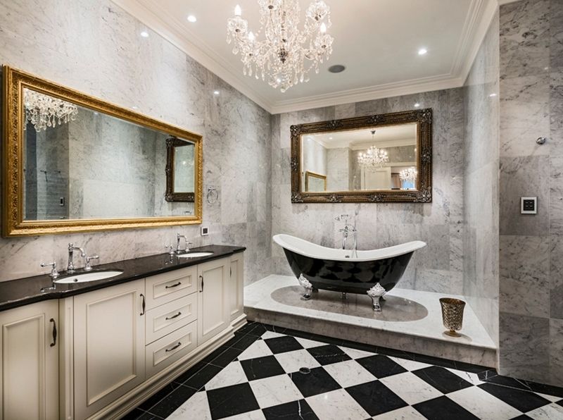 Home Design Lover Regarding Preferred Chandelier In The Bathroom (Photo 1 of 10)