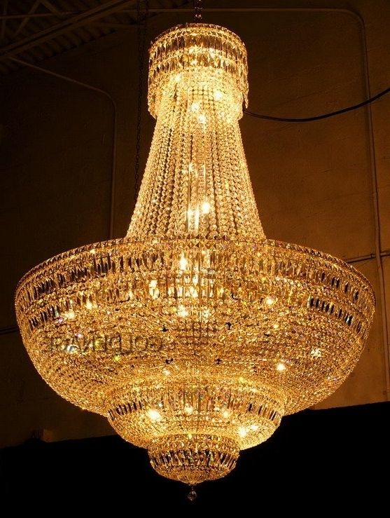 How To Install A Chandelier – Lightingparadise, Miami In Current Crystal Gold Chandeliers (Photo 2 of 10)