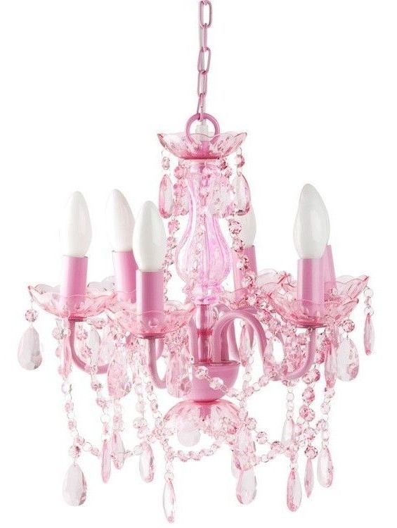 Kroonluchter Pink Small In Latest Pink Gypsy Chandeliers (View 8 of 10)
