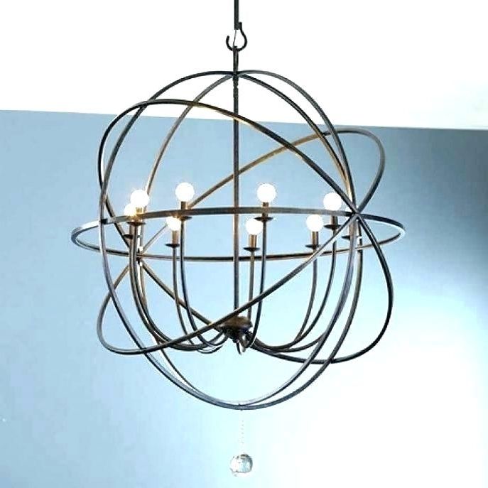 Large Globe Chandelier Intended For Latest Large Globe Chandelier Plus Large Globe Chandelier S Large Globe (Photo 6 of 10)