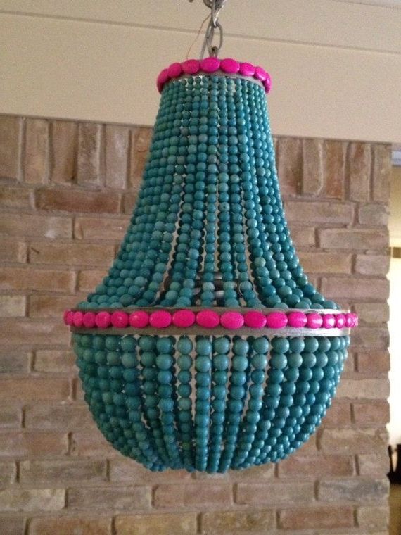 Latest Turquoise And Pink Chandeliers Within Hey, I Found This Really Awesome Etsy Listing At Https://www (View 2 of 10)