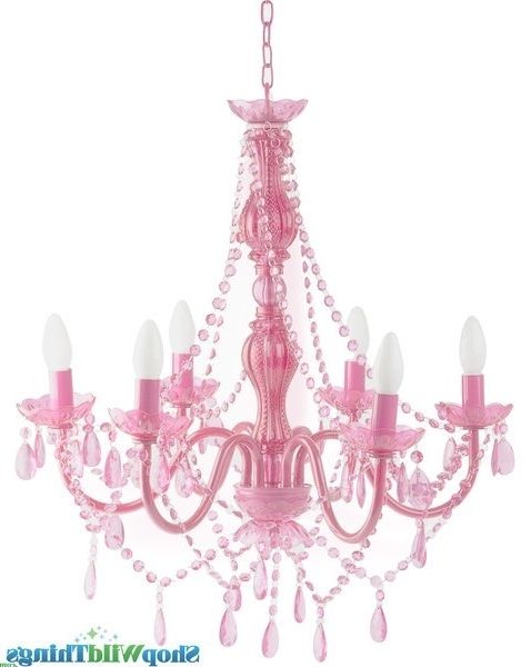 Light Pink Gypsy Chandelier – With Plug Regarding Well Liked Pink Gypsy Chandeliers (View 1 of 10)