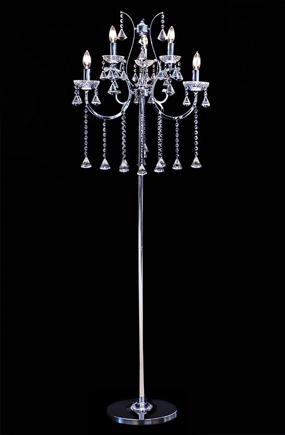Most Current Black Chandelier Standing Lamps With Regard To Black Chandelier Standing Lamp – Chandelier Designs (Photo 10 of 10)