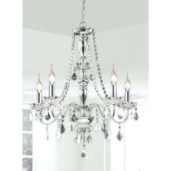 Most Current Crystal And Chrome Chandeliers Regarding Crystal And Chrome Chandelier And Heaven 7 Light Flush Mount Chrome (Photo 1 of 10)