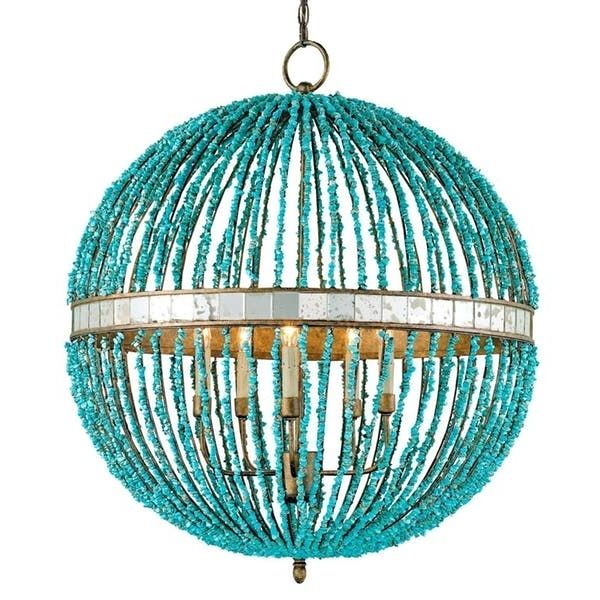 Featured Photo of 10 Best Small Turquoise Beaded Chandeliers