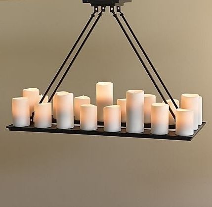 Most Popular Wall Mounted Candle Chandeliers For Rectangular Candle Chandelier – Foter (View 7 of 10)