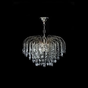 Most Up To Date Swarovski Crystal Waterfall Chandelier In Chrome (Photo 3 of 10)