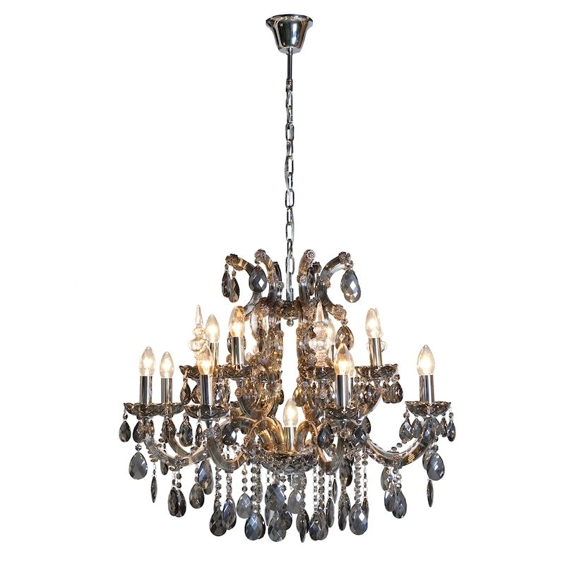 Featured Photo of 10 Best Smoked Glass Chandelier