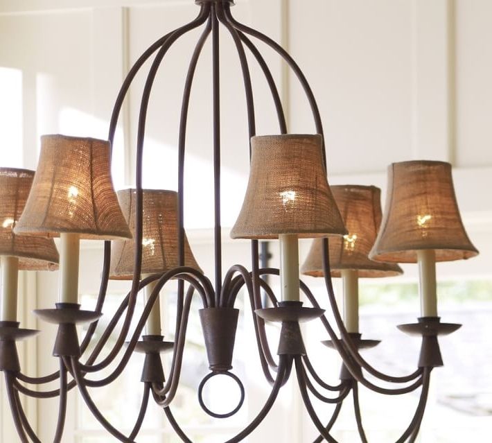 Popular Furniture : Inspiring Chandelier Lampshades Set Candles On The With Small Chandelier Lamp Shades (Photo 1 of 10)