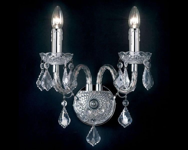 Popular Home Design : Extraordinary Wall Mounted Chandelier 3082cl Home Throughout Wall Mounted Chandeliers (Photo 5 of 10)