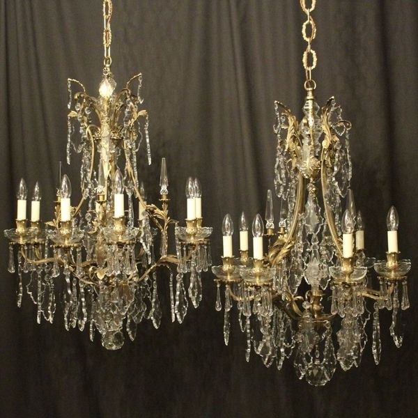 Recent French Antique Chandeliers Inside Antique French Chandeliers – The Uk's Premier Antiques Portal (View 2 of 10)