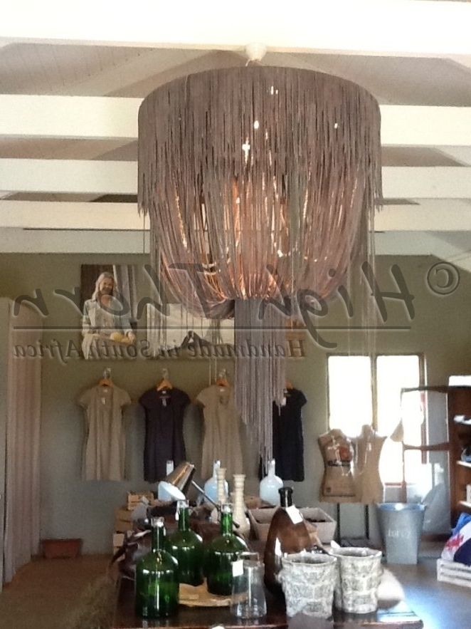 Recent Leather Chandeliers In High Thorn – Inspirations – Handmade In South Africa – Lighting (Photo 6 of 10)