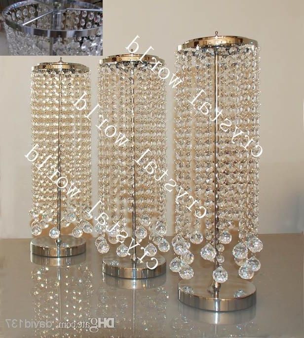 Salebulk Elegant Crystal Table Top Chandelier Centerpieces For Inside Widely Used Crystal Table Chandeliers (Photo 6 of 10)