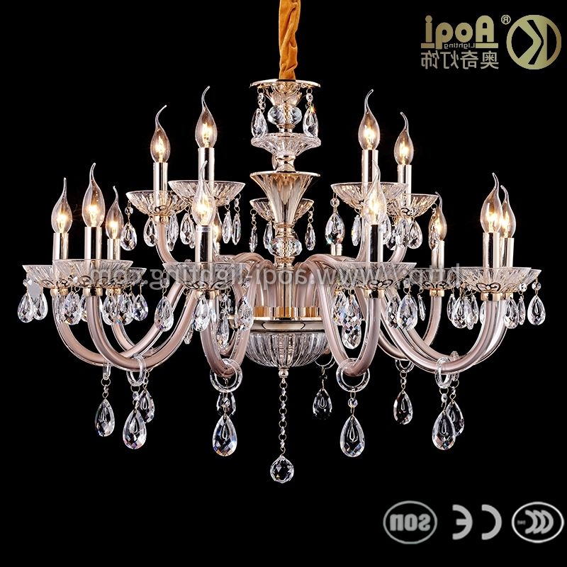 Simple Glass Chandelier In 2018 China European Simple Glass Chandelier Lighting – China Chandelier (Photo 7 of 10)