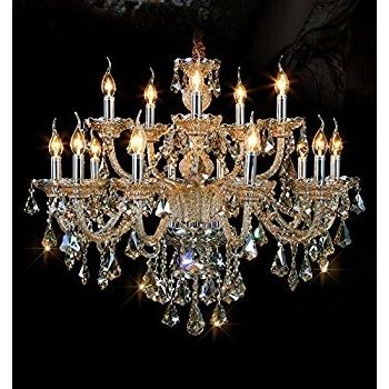 Swarovski Crystal Trimmed Chandelier! Chandelier Crystal Lighting Throughout Widely Used Chandelier Lights (Photo 1 of 10)