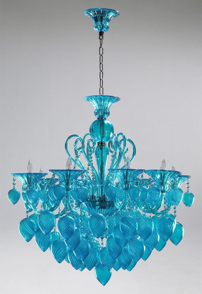 Teal Chandelier Light – Buzzmark With Popular Turquoise Chandelier Lights (View 9 of 10)
