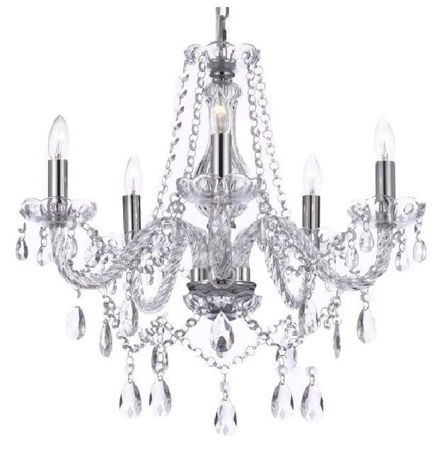 Traditional Crystal Chandeliers In Latest Authentic Crystal Chandelier – Traditional – Chandeliers  Gspn (Photo 4 of 10)