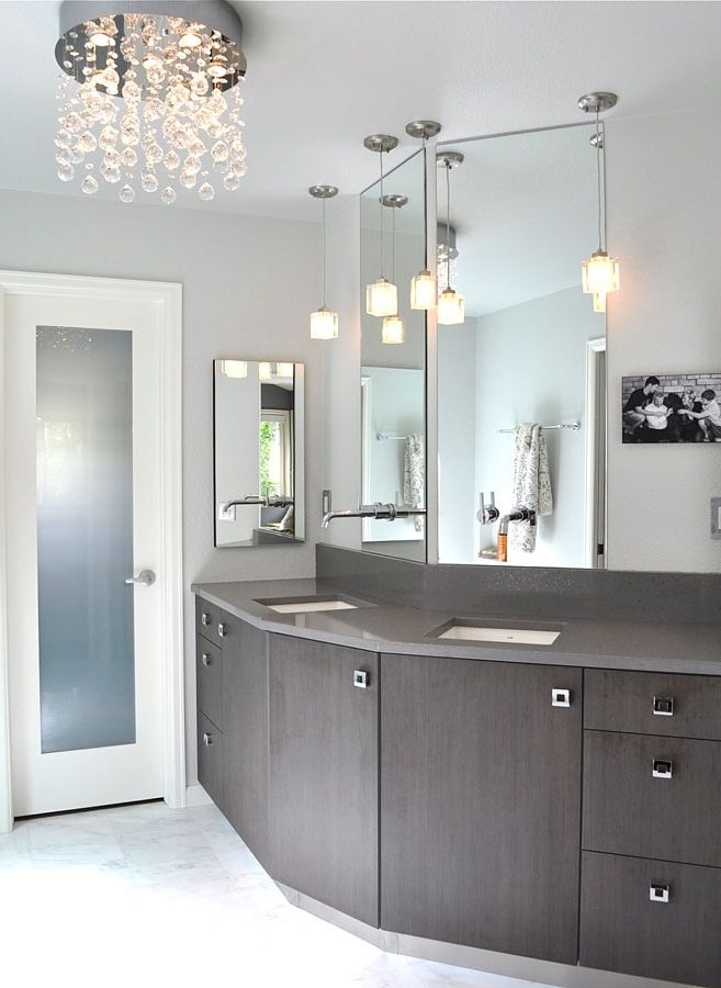 Trendy Crystal Chandelier Bathroom Lighting Pertaining To Bathroom Lighting Crystal Strikingly Design Ideas – Home Ideas (Photo 5 of 10)
