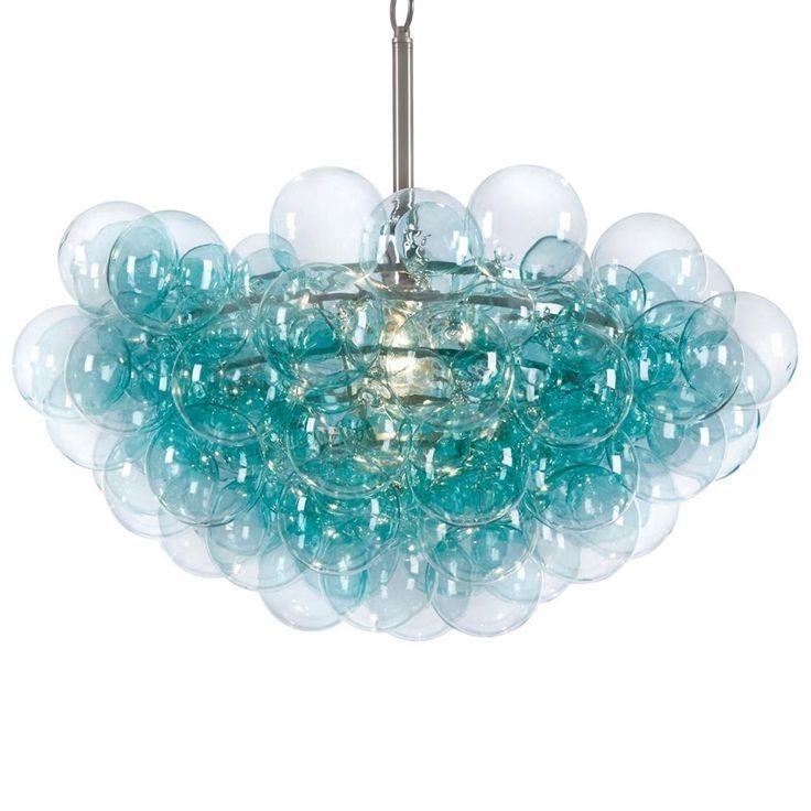 Turquoise Blue Chandeliers Regarding Famous 257 Best Lighting Love Images On Pinterest (Photo 1 of 10)