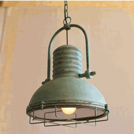 Turquoise Pendant Chandeliers With Regard To Most Recently Released Kalalou Antique Turquoise Pendant Light – Cla (View 8 of 10)