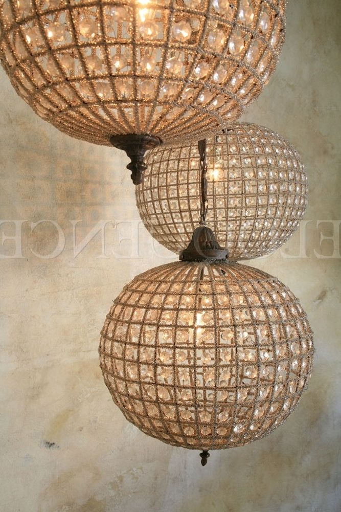 Well Known Lighting – Chandeliers – Eloquence Medium Globe Chandelier – Cottage Inside Eloquence Globe Chandelier (View 5 of 10)