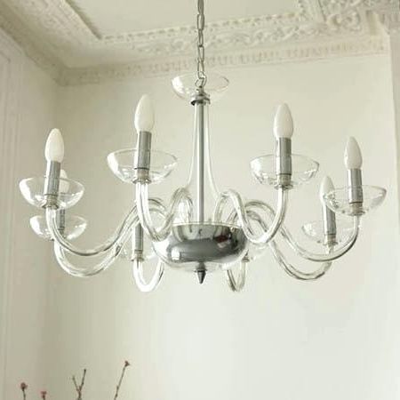 Featured Photo of Top 10 of Simple Glass Chandelier
