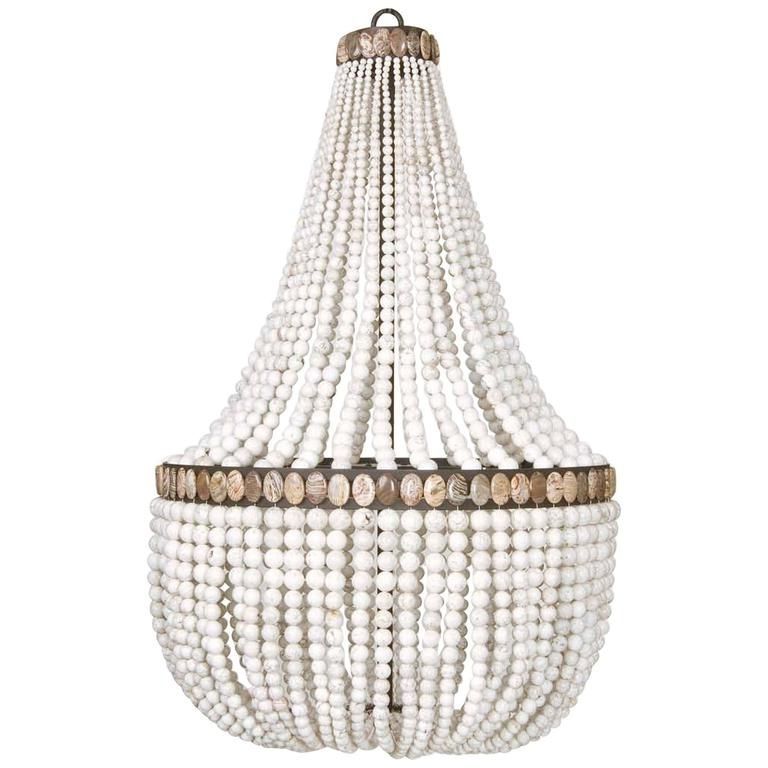 Well Known White Turquoise Empire Chandeliermarjorie Skouras (View 2 of 10)