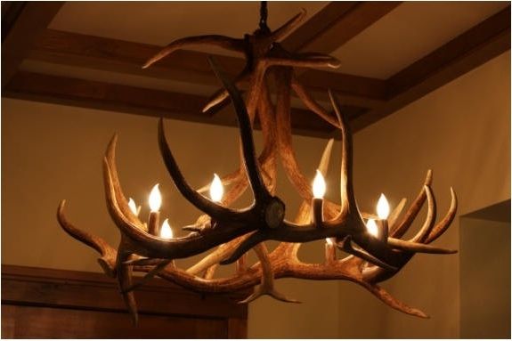 Well Liked Antler Chandeliers And Lighting Throughout Antler Lighting Unique Antler Chandeliers In Northwest Montana (Photo 2 of 10)