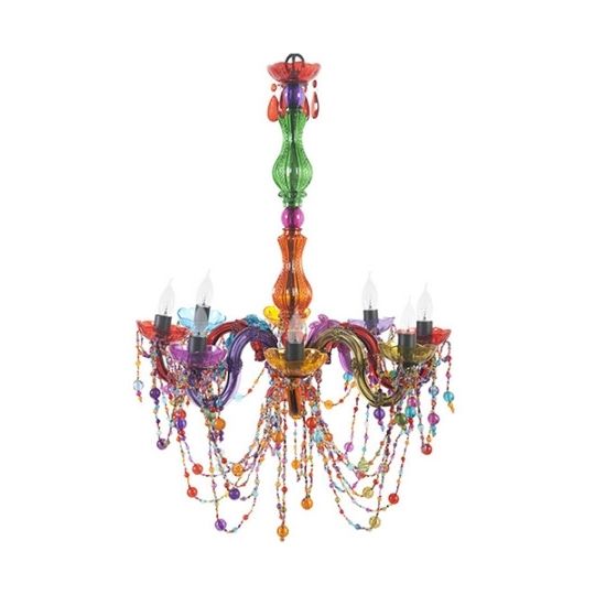 Well Liked Gypsy Chandelier Multicolored Chandeliers High Fashion Home Eclectic With Multi Colored Gypsy Chandeliers (Photo 4 of 10)
