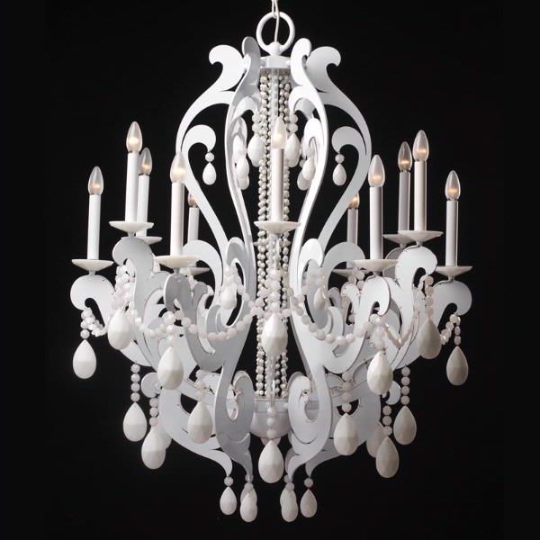 White Chandeliers In Popular Chandeliers Light: The Perfect Lighting For Every Room Of The Home (View 4 of 10)