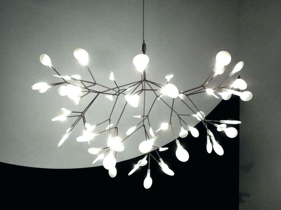 White Contemporary Chandelier And Contemporary Chandelier Small Inside Popular White Contemporary Chandelier (Photo 1 of 10)