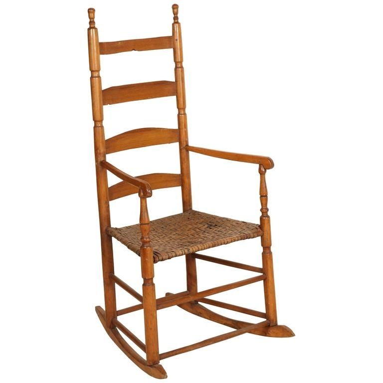 2017 High Back Rocking Chairs Pertaining To Ladder High Back Rocking Chair For Sale At 1stdibs (View 2 of 20)