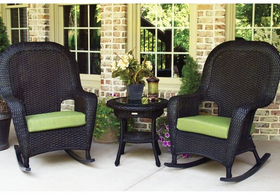 38 Patio Furniture Rocking Chair, Shop Adams Mfg Corp Earth Brown With Well Liked Brown Wicker Patio Rocking Chairs (Photo 17 of 20)