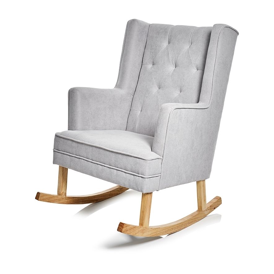 Adairs Baby Furniture – Hampton Rocking Chair Grey With Regard To Famous Rocking Chairs For Adults (View 11 of 20)