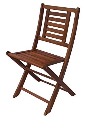 Amazon: Zen Garden Eucalyptus Foldable Patio Bistro Chair, Set With Regard To Best And Newest Zen Rocking Chairs (View 8 of 20)