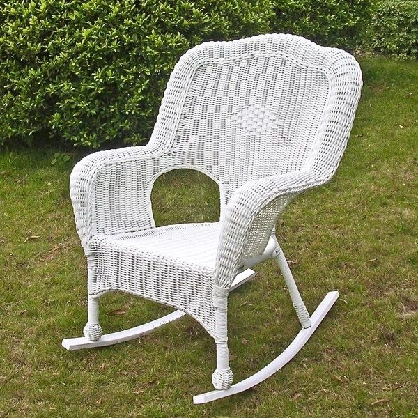 August Grove Dominic Resin Patio Rocking Chair & Reviews (Photo 3 of 20)