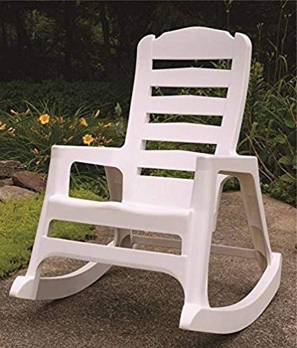 Big Easy 8080 48 3700 Rocking Chairs, Resin – Stackable, White With Most Up To Date Stackable Patio Rocking Chairs (View 15 of 20)