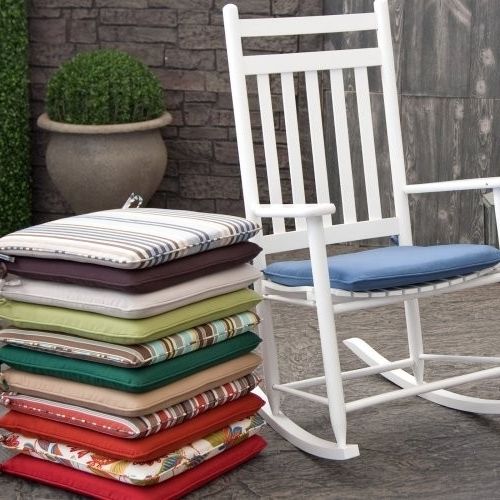 Famous Rocking Chair Cushions For Outdoor With Regard To Best Rocking Chair Cushions Outdoor F13x In Amazing Home Design Your (View 2 of 20)
