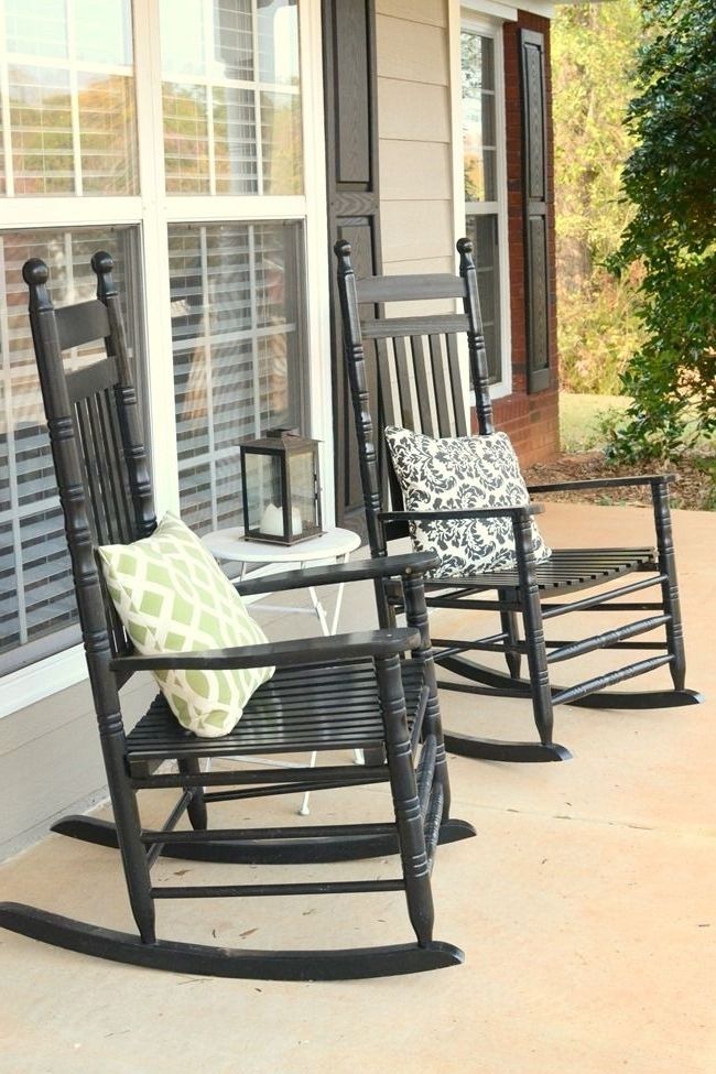 Frugal Homemaker Diy + Crafts Within Rocking Chairs For Front Porch (Photo 1 of 20)