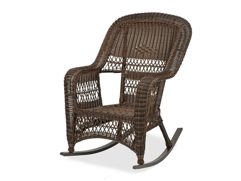 Lakeshore Aluminum & Resin Wicker Rocking Chair – Fortunoff Backyard With Most Recently Released Aluminum Patio Rocking Chairs (View 3 of 20)