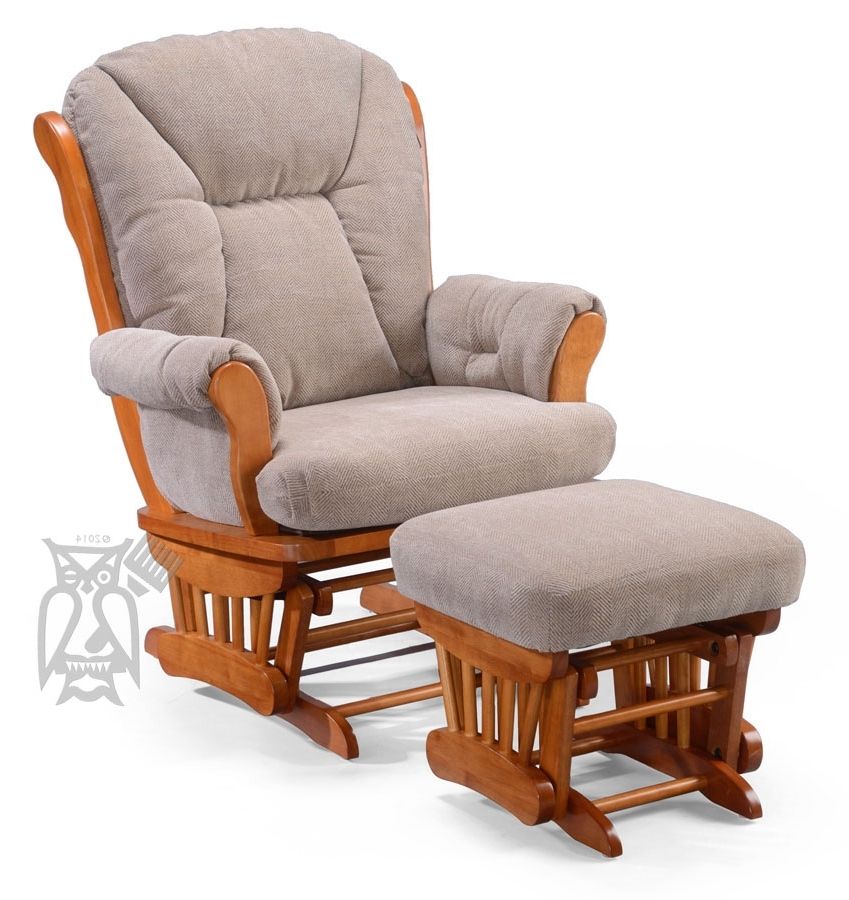 Living Inside Rocking Chairs With Ottoman (View 1 of 20)
