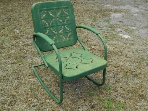 Metal Rocking Chairs – Complink Design Inside 2017 Retro Outdoor Rocking Chairs (View 1 of 20)